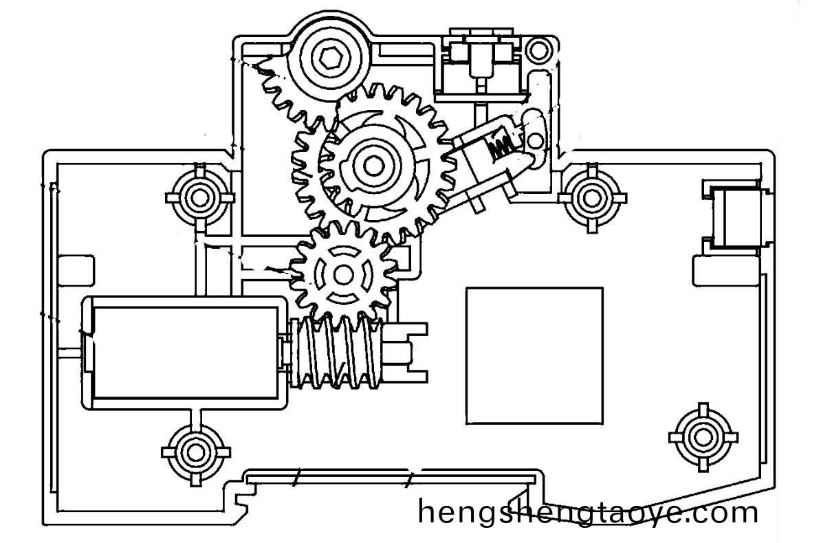 自動重郃閘電機_智能斷(duan)路(lu)器減速齒輪(lun)箱馬達-萬至達電機