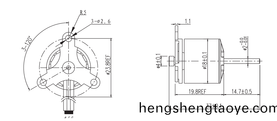 OT-EM1819無刷電機|健(jian)身器材電機|無人機電機|直流(liu)無刷電機-萬至達電機