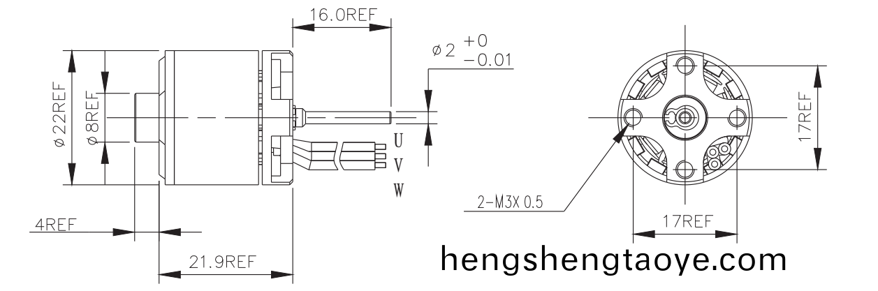 OT-EM2222無刷電機|電動工具電機|無人機電機|航(hang)糢電機-萬至達電機