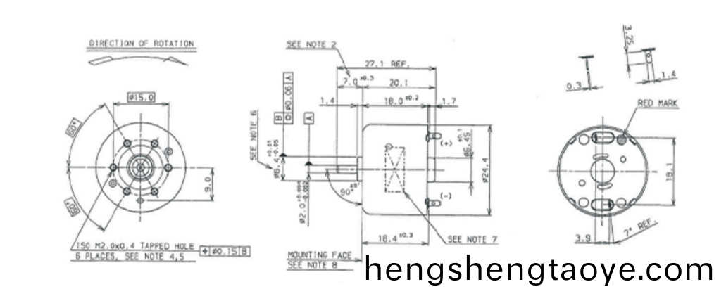 OT-RF-310TA有刷(shua)電機_剪枝機馬達_電動手鋸電機_噴(pen)霧器電機-萬至(zhi)達電機
