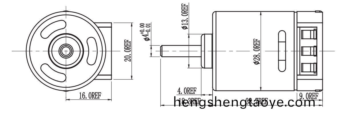 OT-EM2839無刷電(dian)機|電吹風(feng)電機|咖啡機電機|研(yan)磨機電機-萬至達電機