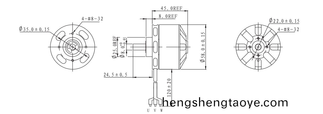 OT-EM5845無(wu)刷電機(ji)|電動工具馬達(da)|空調風扇電機|無人(ren)機電機-萬至達電機(ji)