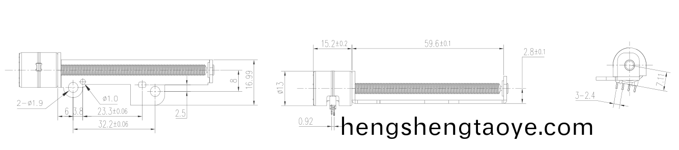 OT-SM065L-011步進電機(ji)_帶絲桿電機_安防設(she)備電機_微型馬達-萬至達電機