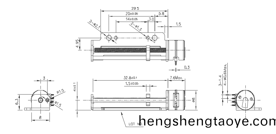 OT-SM08L-022步進電機_數碼攝(she)像機電機_監控設備(bei)馬達_絲桿馬達-萬至達電機
