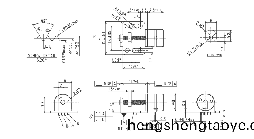 OT-SM08L-099步進電機_攝像機電機_監控攝(she)像頭電機-萬至(zhi)達電機