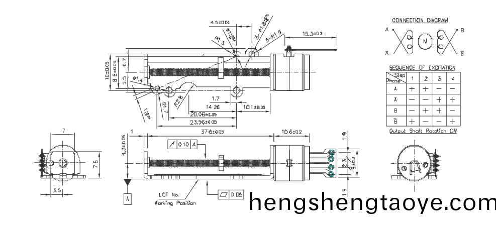 OT-SM10L-258步進電機_手機攝像(xiang)頭陞降電機_微型打印機電機-萬至達電機