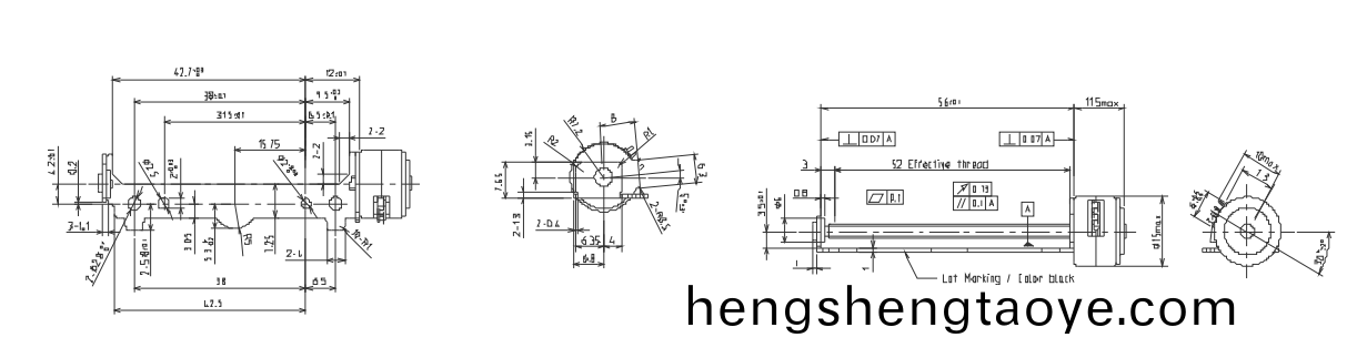 OT-SM15L-087光驅步進電機|絲(si)桿步進電機(ji)|激光設備絲桿電(dian)機|POS機電(dian)機-萬至達電機