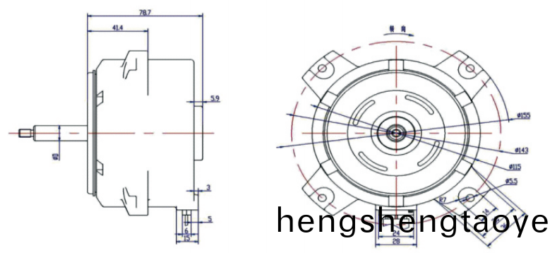 OT-PDK無(wu)刷電機|抽(chou)油煙機電機|直流無刷(shua)電機-萬至(zhi)達電機