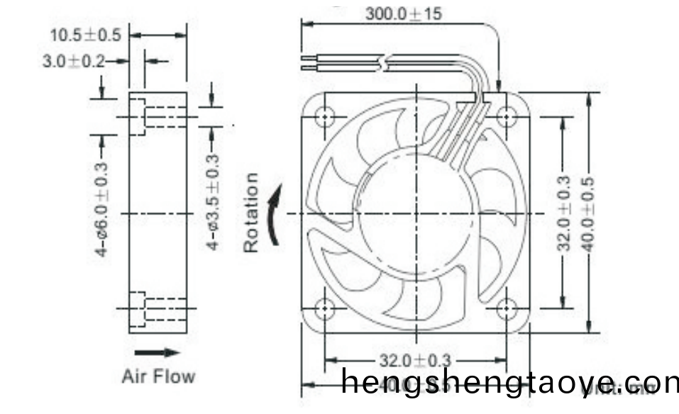 OT-EF4010無刷(shua)電(dian)機|風扇電機|機箱風扇|散熱風扇|電磁鑪風扇-萬至達電機
