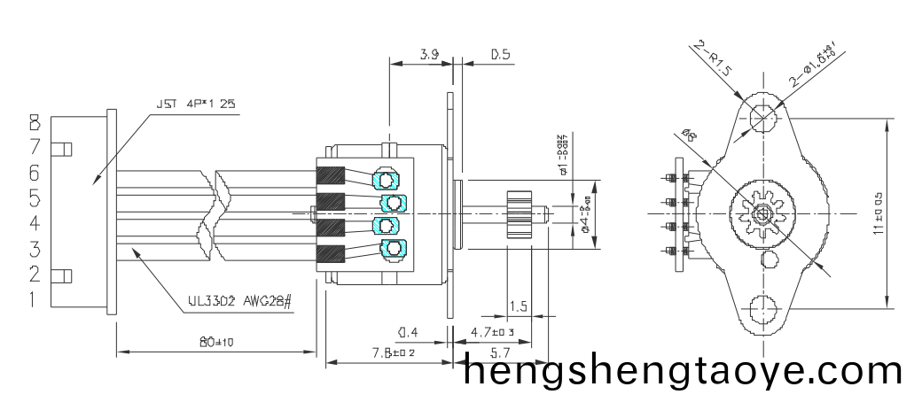 OT-SM08P-010步進電機|監控攝像頭電機|雲檯電機|攝像機電機-萬至達電機