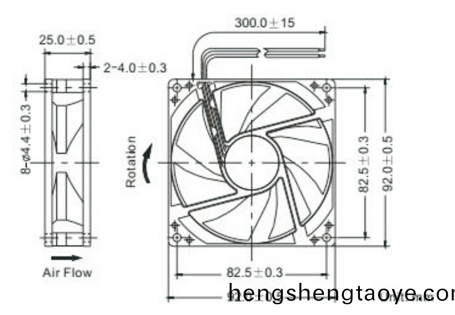OT-EF9225無刷電機|風扇電機|無刷直流電機-萬至達電機
