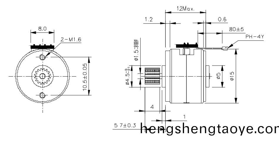 OT-SM15P-278步進電機|微型步進電機|光驅電機|監控攝像頭(tou)電機|激光(guang)打標機電機-萬至達電機