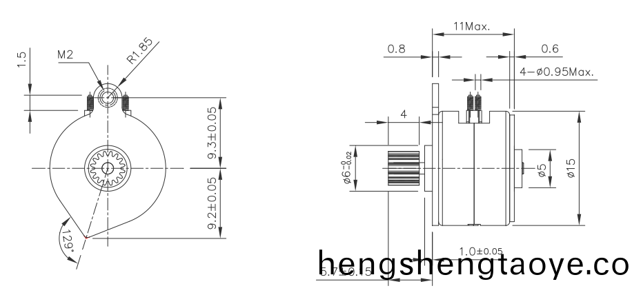 OT-SM15P-033步進電機|微型步進電機|步進馬達-萬至達電機
