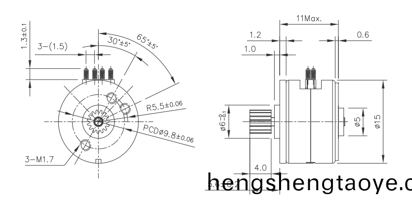 OT-SM15P-036步進(jin)電機|微型(xing)炤片打印機電機|醫療設備電機|直線步進電機-萬(wan)至達電機