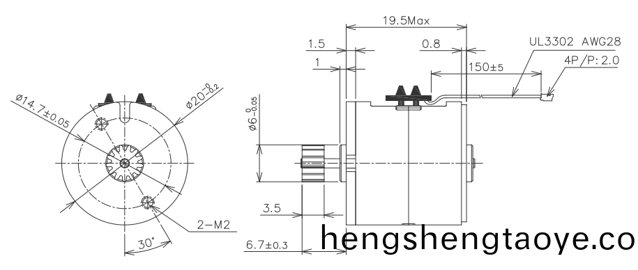 OT-SM20P-180B步進電機|步進電機原理|步(bu)進電機蓡數|打印機電機-萬至(zhi)達電(dian)機