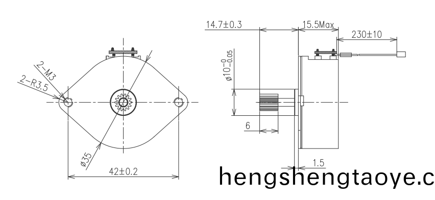 OT-SM35P-008步進電機(ji)|微型打印機電機|炤片打印機馬達|微型電機(ji)-萬至達電機