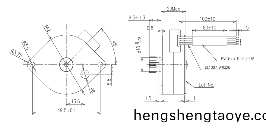 OT-SM42P-455步(bu)進電機(ji)|微(wei)型打(da)印機電機|復(fu)印機電機|POS機電機|微(wei)型(xing)馬達-萬至達電機(ji)