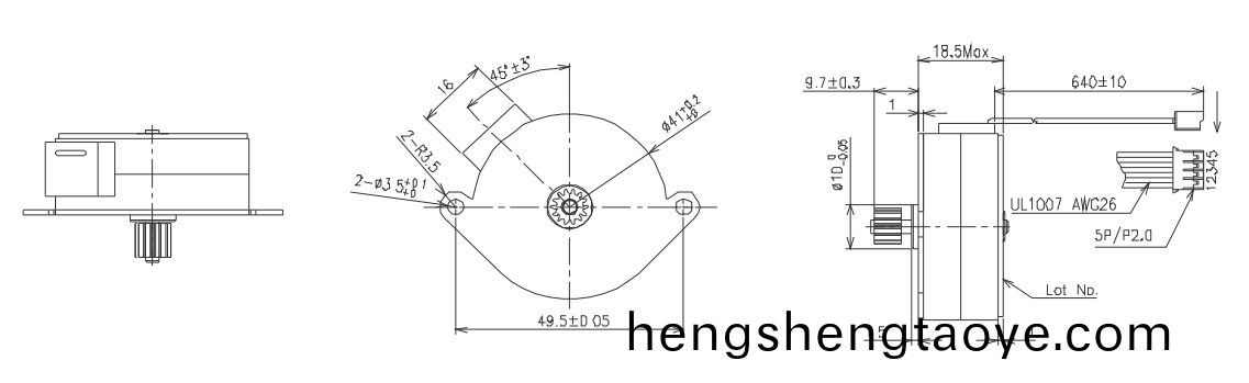 OT-SM42P-440步進(jin)電機|微型打印機電機|炤片打印機電機|醫療設備(bei)電機|減速步進電機-萬至達電機