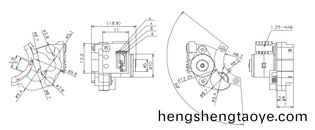OT-GSM10-191步(bu)進電機|攝像機馬達|微型打印機電機-萬至達電機
