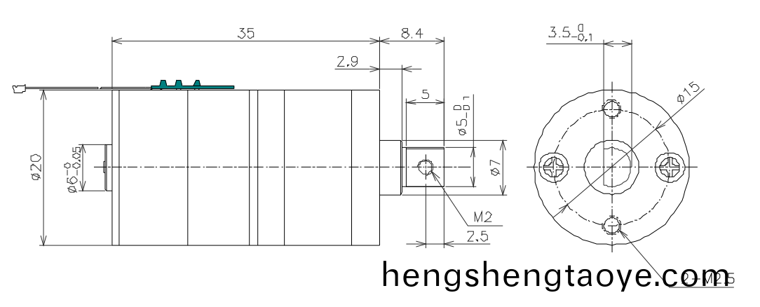 OT-GSM20-302步進電機|醫療設備專(zhuan)用電機|註射泵電機|微型電機-萬至達電機