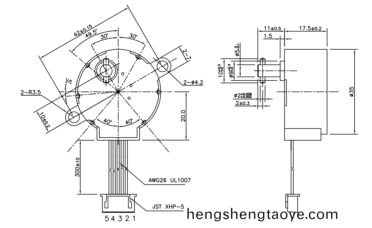 OT-GSM35-368步進(jin)減速電機|減(jian)速步進電機(ji)|步進電機|空調電(dian)機|監控攝像頭電機-萬(wan)至達電機(ji)