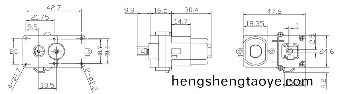 OT-M04/06機器人減(jian)速電機|機器人(ren)減(jian)速機|機器人馬(ma)達|微(wei)型齒輪箱-萬至達電機(ji)