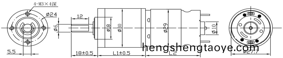 OT-28GP智能鎖減速電機|門鎖電動馬(ma)達|減速電機|行星齒(chi)輪箱-萬至達電機