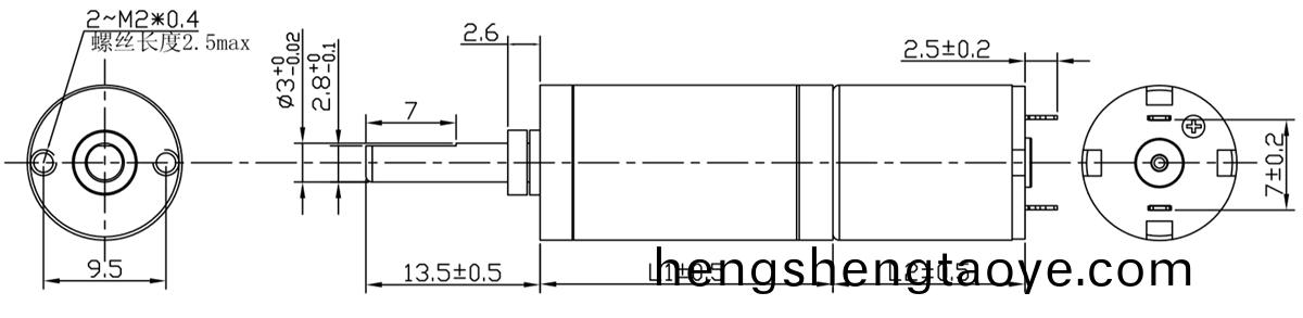OT-12GP微型(xing)減速電機|行星齒輪箱|小型減速馬達(da)|直(zhi)流減速(su)電機(ji)-萬至達電機