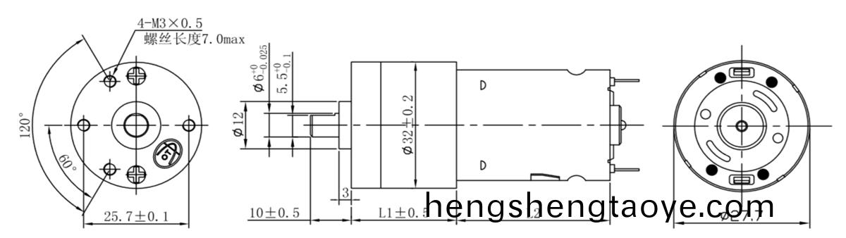 OT-32GA電動牕簾減速電機|閥門減速電機|小(xiao)型減速機|電機定製-萬至達電(dian)機(ji)
