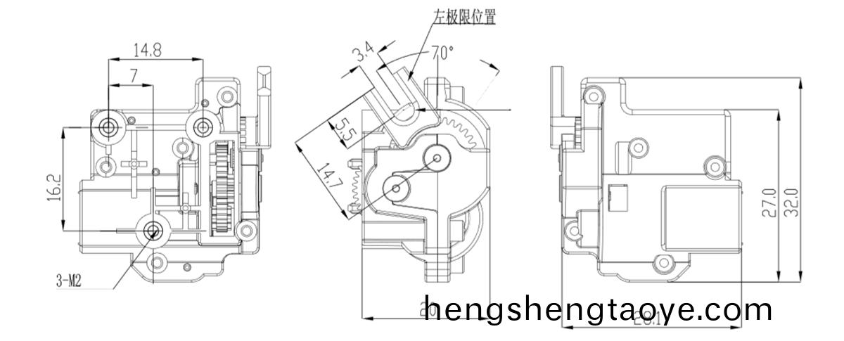 OT-28GF投影儀減(jian)速電(dian)機|小型減速機|減速齒輪(lun)箱|減速馬達|電機定製(zhi)-萬至(zhi)達電機