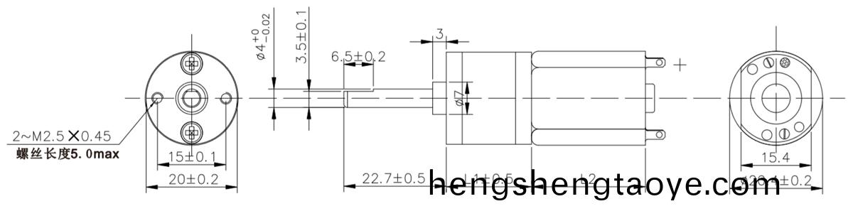 OT-20GA減速電機|小型減速(su)電機|微型齒(chi)輪箱|電機定製-萬至達電機(ji)