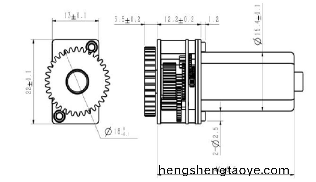 OT-22GA05減速(su)電(dian)機_減速(su)齒輪(lun)箱_小(xiao)型減(jian)速(su)機(ji)-萬(wan)至達電機(ji)