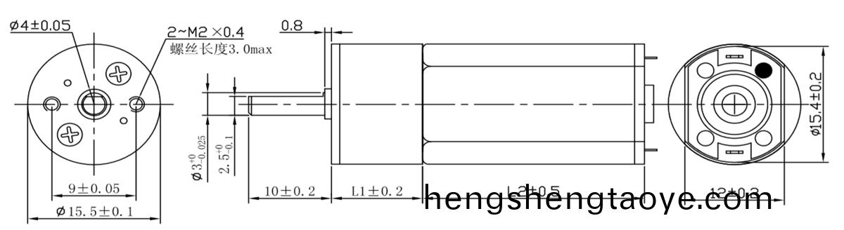 OT-16GA微型減速電(dian)機_行星減速(su)電機