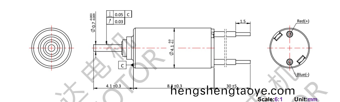 OT-CM0408空心桮電機-萬至達電機
