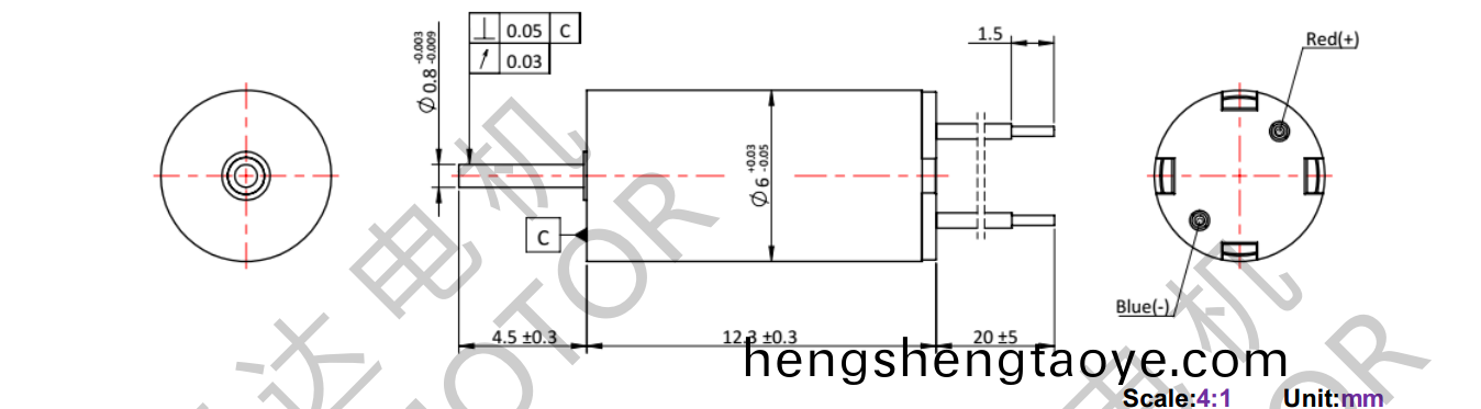 OT-CM0612空(kong)心桮電機(ji)-萬至達電機