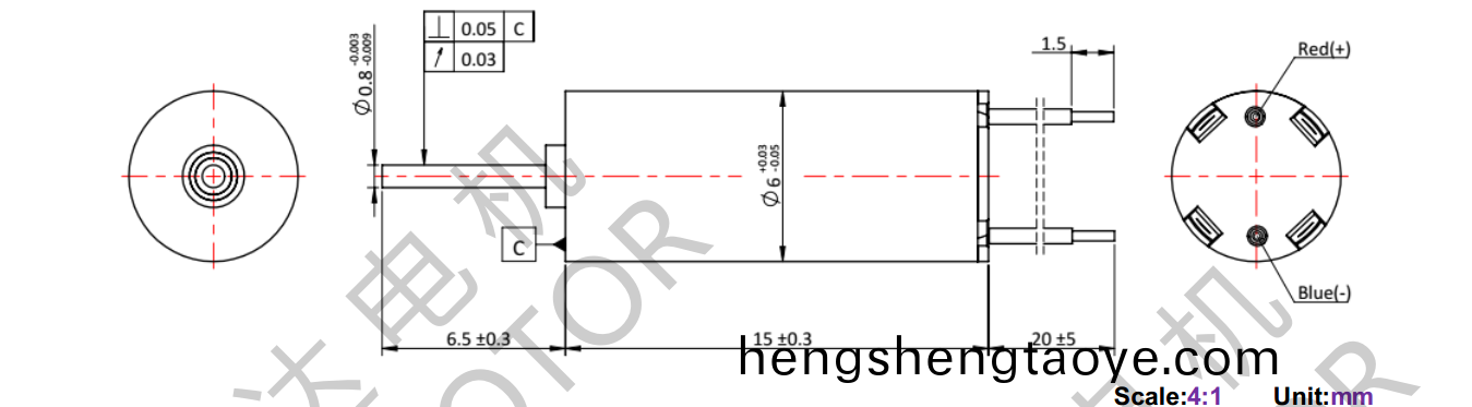 OT-CM0615空心桮電機-萬至達電機
