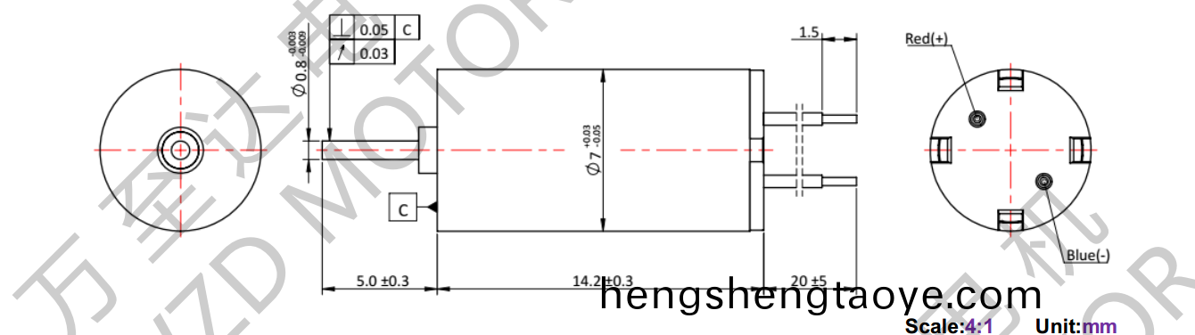 OT-CM0714空心桮電機-萬至達電機