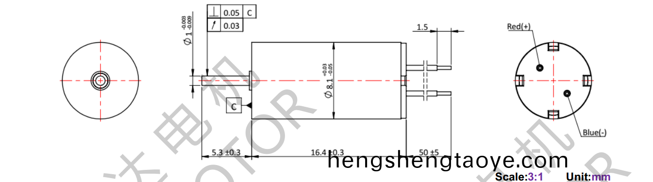 OT-CM0816空心桮電機-萬至達電機