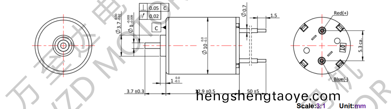 OT-CM1013空心桮電機-萬至達電機(ji)