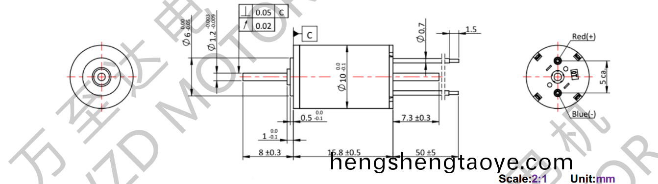 OT-CM1016空心(xin)桮電機-萬至達電機