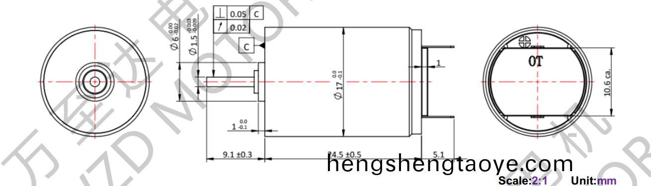 OT-CM1725空心桮電(dian)機-萬至達(da)電機