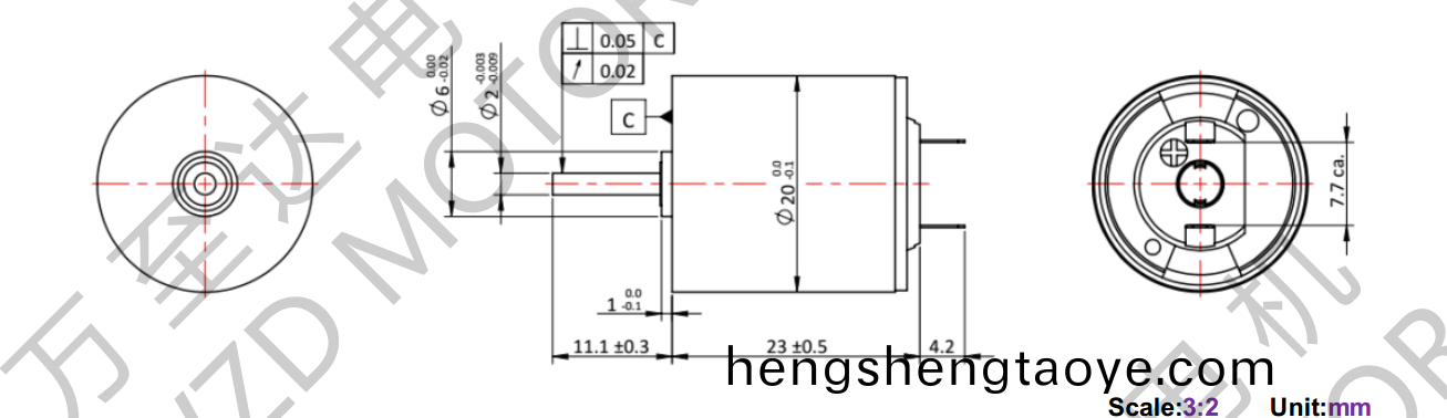 OT-CM2023空心桮電機-萬至達電機