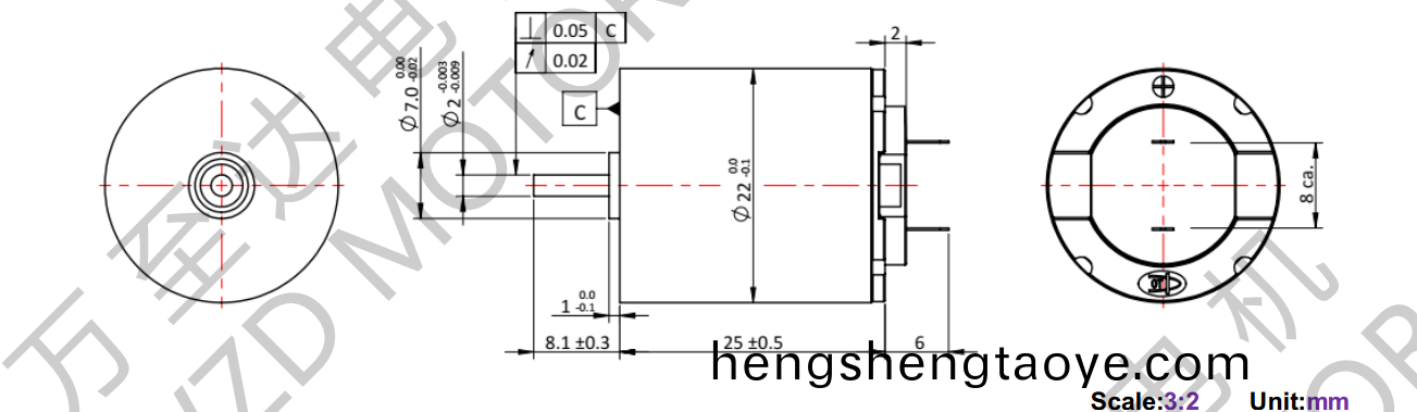 OT-CM2225空心(xin)桮電機(ji)-萬至達電(dian)機