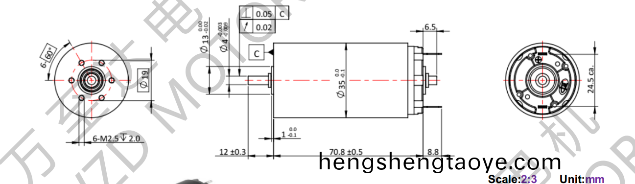 OT-CM3571空心桮(bei)電(dian)機-萬至達電機