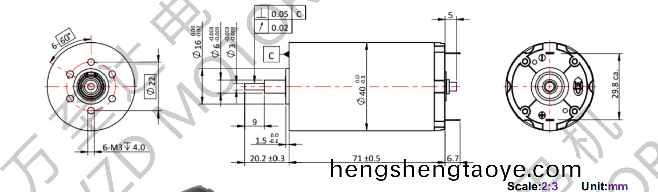 OT-CM4071石墨刷空心桮電(dian)機-萬至達電機