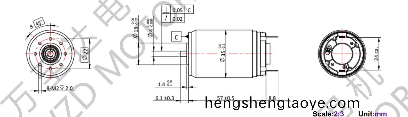 OT-CM3557空心桮電機-萬至達電機(ji)