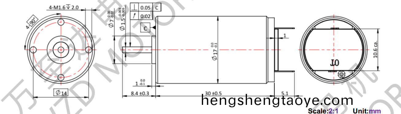 OT-CM1730空心(xin)桮(bei)電機-萬(wan)至達電機