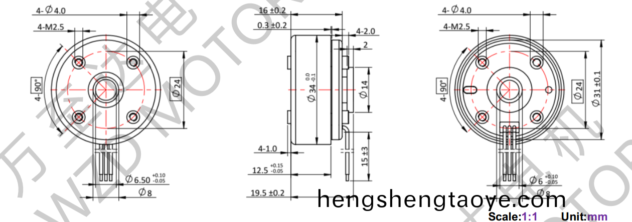 OT-EM3416BLDC無(wu)刷(shua)電機-萬至達電機(ji)