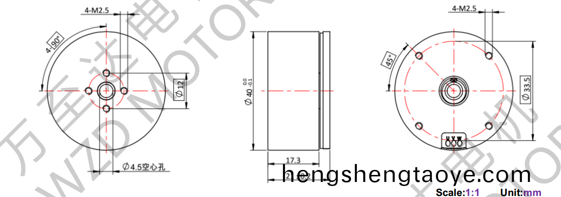 OT-EM4021BLDC無刷電機-萬至達電機