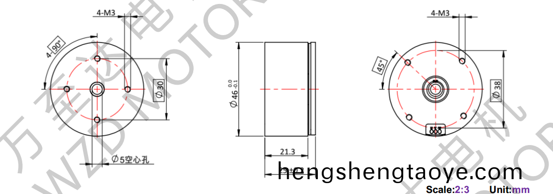 OT-EM4625BLDC無(wu)刷電機-萬至達電機